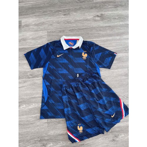 Bộ Bóng Đá Tuyển Pháp Sân Nhà WC 2026 Xanh Lam