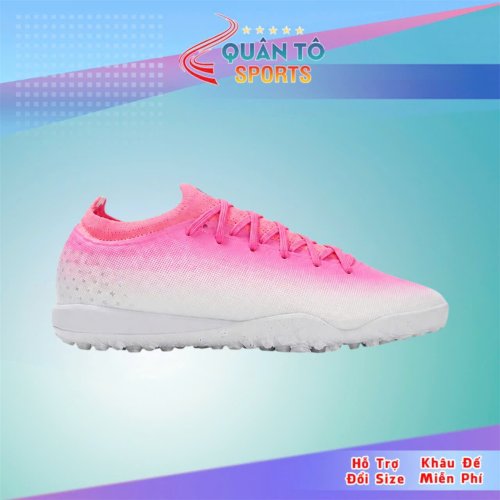 Giày Bóng Đá Trẻ Em Mercurial Vapor 17 Elite V1 Hồng Trắng Đế Đệm HQ TF