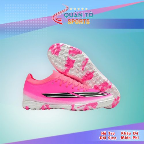 Giày Bóng Đá The Mercurial Vapor 17 TF - Hồng Trắng Vạch Đen