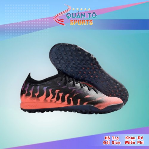 Giày Bóng Đá Mercurial Vapor 17 Elite Bọ Cạp Đen Vạch Xám Đế Đen TF