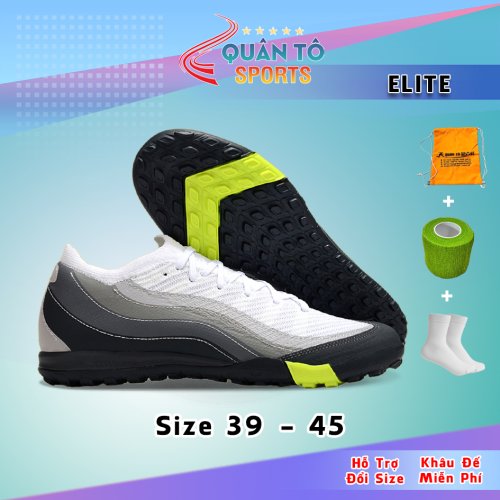 Giày Bóng Đá Mercurial Vapor 16 Elite Airmax95 Trắng Xám Cổ Lửng HQ TF