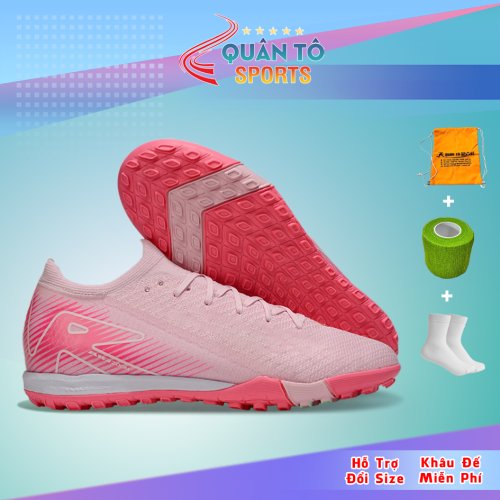 Giày Bóng Đá Trẻ Em Nike Mercurial VAPOR 16 Ellit Đế Đệm Cổ Lửng TF Hồng