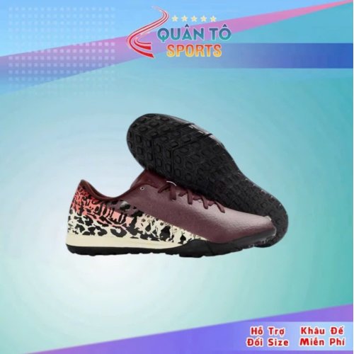 Giày Bóng Đá Mercurial Vapor 16 Academy United003  Safari Nâu Xám Đế Đệm TF