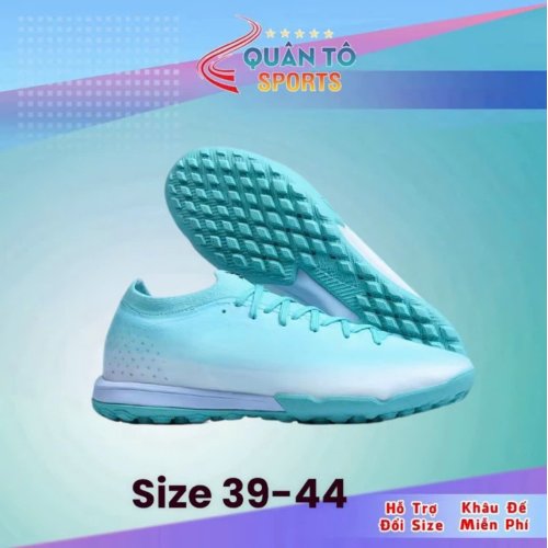 Giày Bóng Đá Mercurial Vapor 17 Elite 2026 Xanh Ngọc Mint Vạch Tím Lưỡi Gà Liền TF