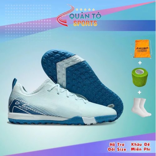 Giày Bóng Đá Mercurial Vapor 15 Pro V2 Cổ Lửng HQ TF Xanh Biển
