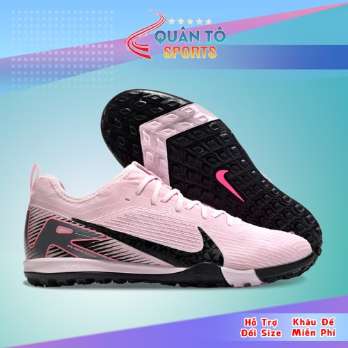 Giày Bóng Đá Nike Mercurial Vapor 15 Pro 2025 Cổ Lửng HQ TF.Hồng Vạch đen