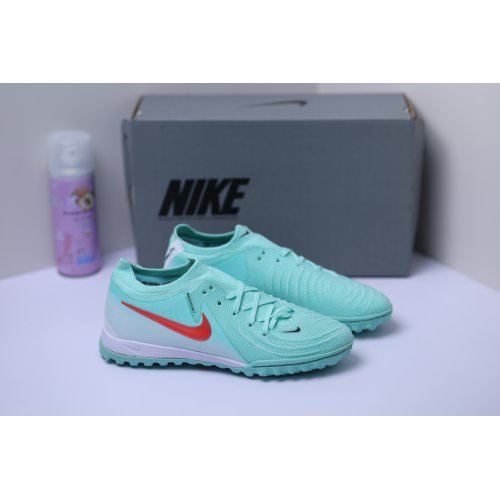 Giày Bóng Đá Trẻ Em Nike Phantom GX2 Elite V1 Cổ Lửng TF Xanh Ngọc Vạch Đỏ