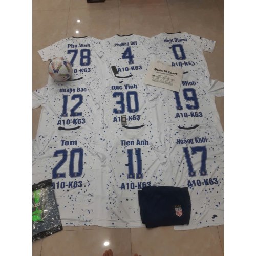 Đơn Áo A10 K63 - Áo Mỹ Trắng fake Thái