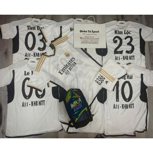 Đơn áo Lớp A1-K48 NTT - Áo real Trắng fake Thái