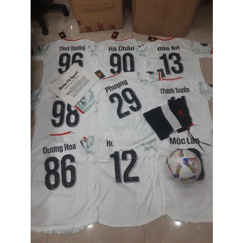 Đơn Áo Liverpool Trắng Loang Xanh