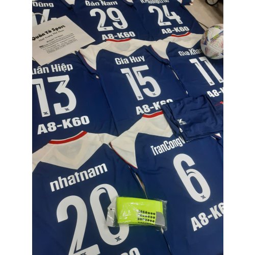 Đơn Áo FC A8 K50 - Áo DullSkill Xanh