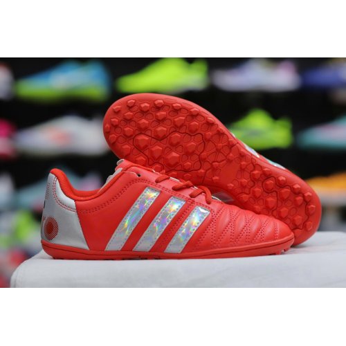 Giày Bóng Đá Trẻ Em VN Toni 11 Pro TF Đỏ Gót Bạc