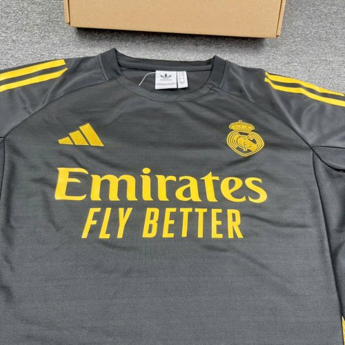 Bộ Bóng Đá Real madrid  Sân Tập Quân Túi KHoá Cao Cấp ĐEN 2026