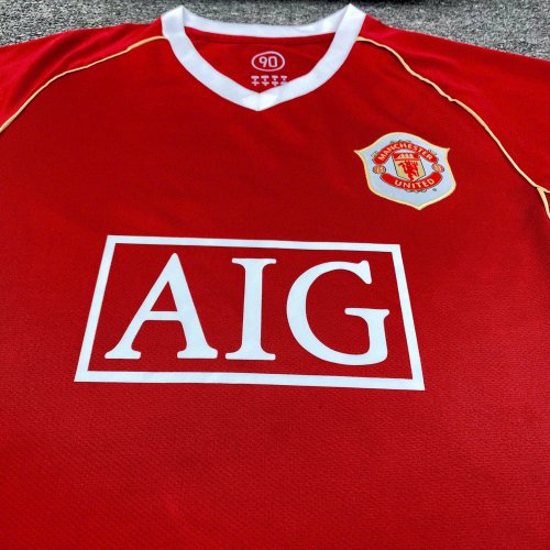 Bộ Bóng Đá Manchester UNited Retro 2006/2007 Đỏ