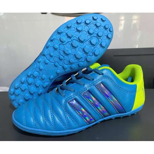 Giày Bóng Đá Trẻ Em VN Toni 11 Pro TF Xanh Gót Bạc