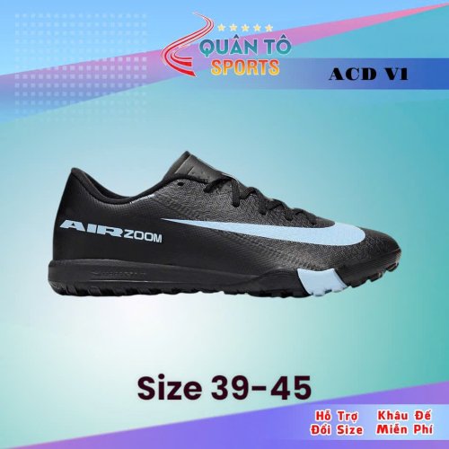 Giày Bóng Đá Nike Mercurial Vapor 16 Academy Đệm Đế TF Đen Xanh