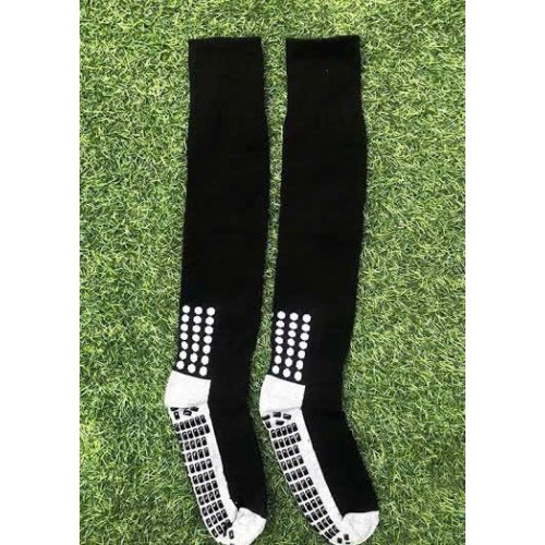 Tất Đá Bóng Chống Trơn Dài - Đen